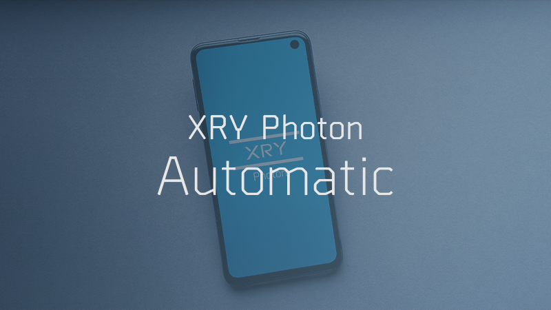 XRY Photon Automatic Mode